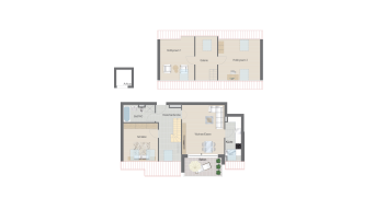 Plieningen 4 1/2 Zimmer Wohnung W6-11A