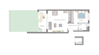 Murr 2 1/2 Zimmer 3F
