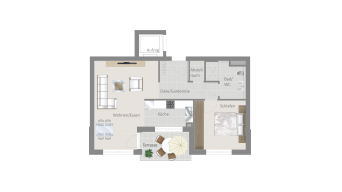 Sachsenheim 2 1/2 Zimmer H8 - 2E