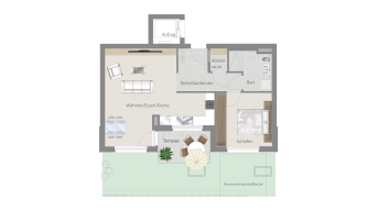 Korntal 2 1/2 Zimmer R7 – 2D